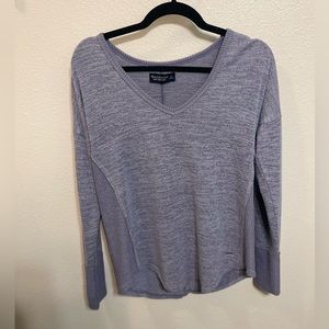 Abercrombie and fitch soft and cozy blue sweater- size small